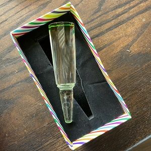 KATE SPADE Jules Point Green bottle stopper LENNOX